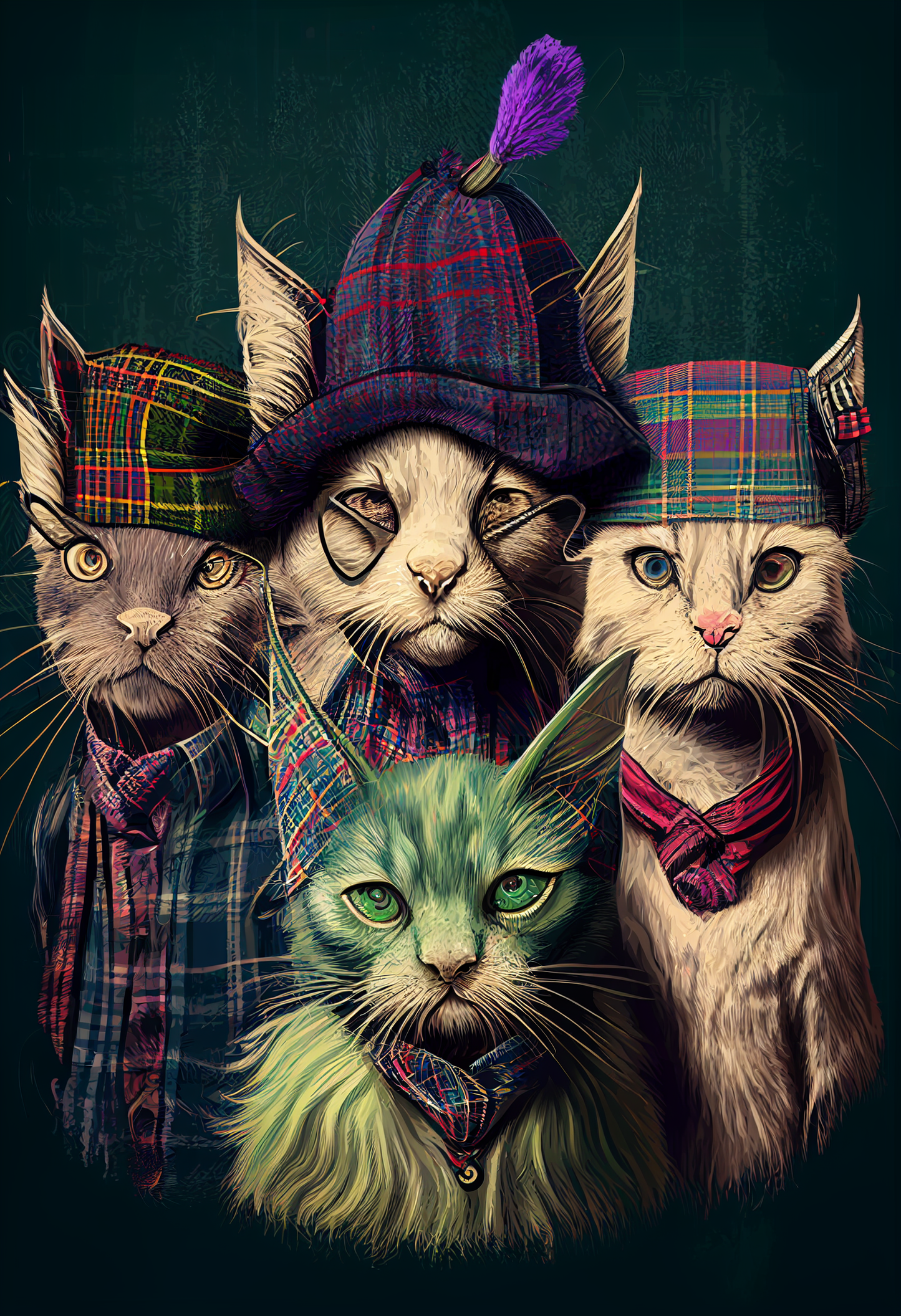 Images - Tartan Cats Collection