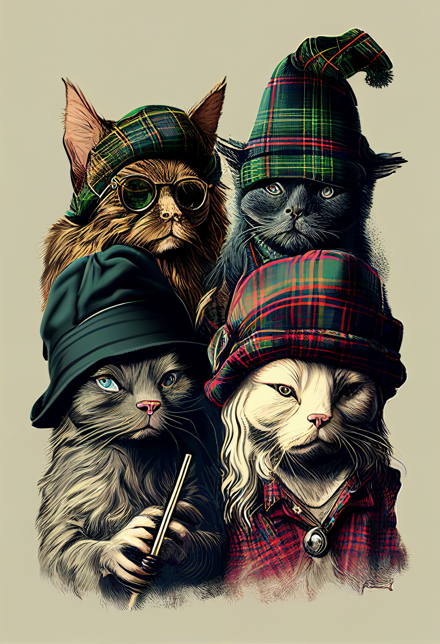 Images - Tartan Cats Collection