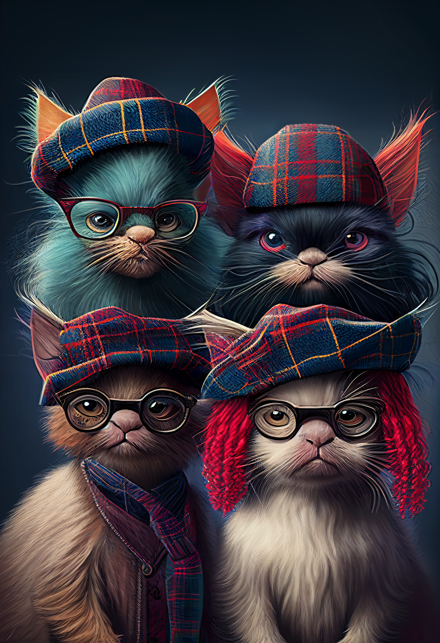 Images - Tartan Cats Collection