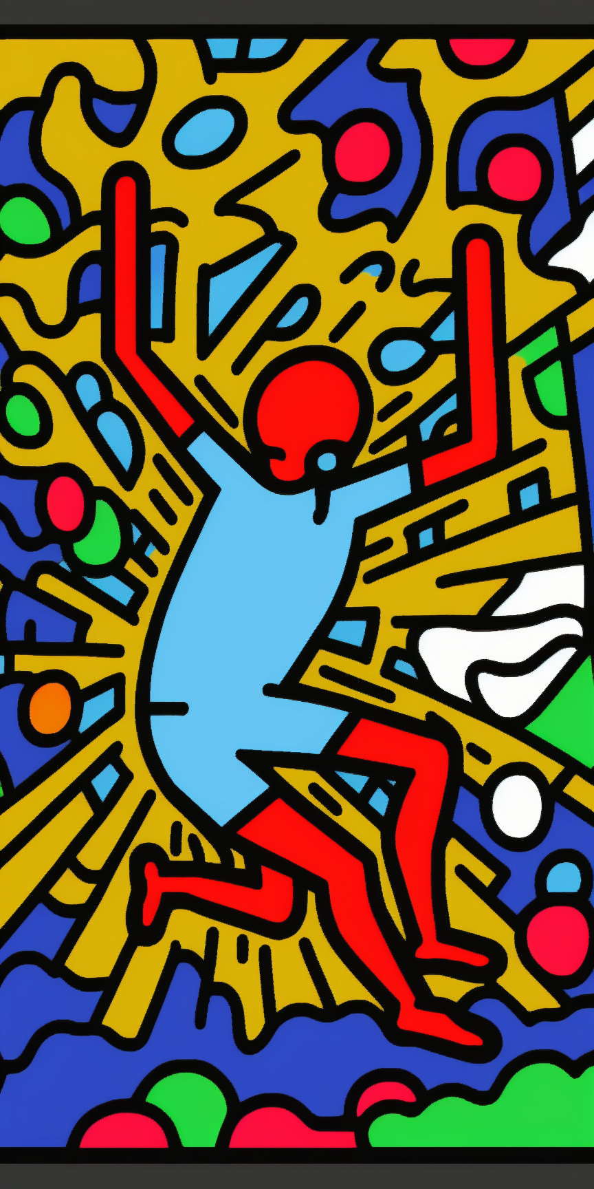 Introducing Imagination Studio's amazing Keith Haring Inspired Images