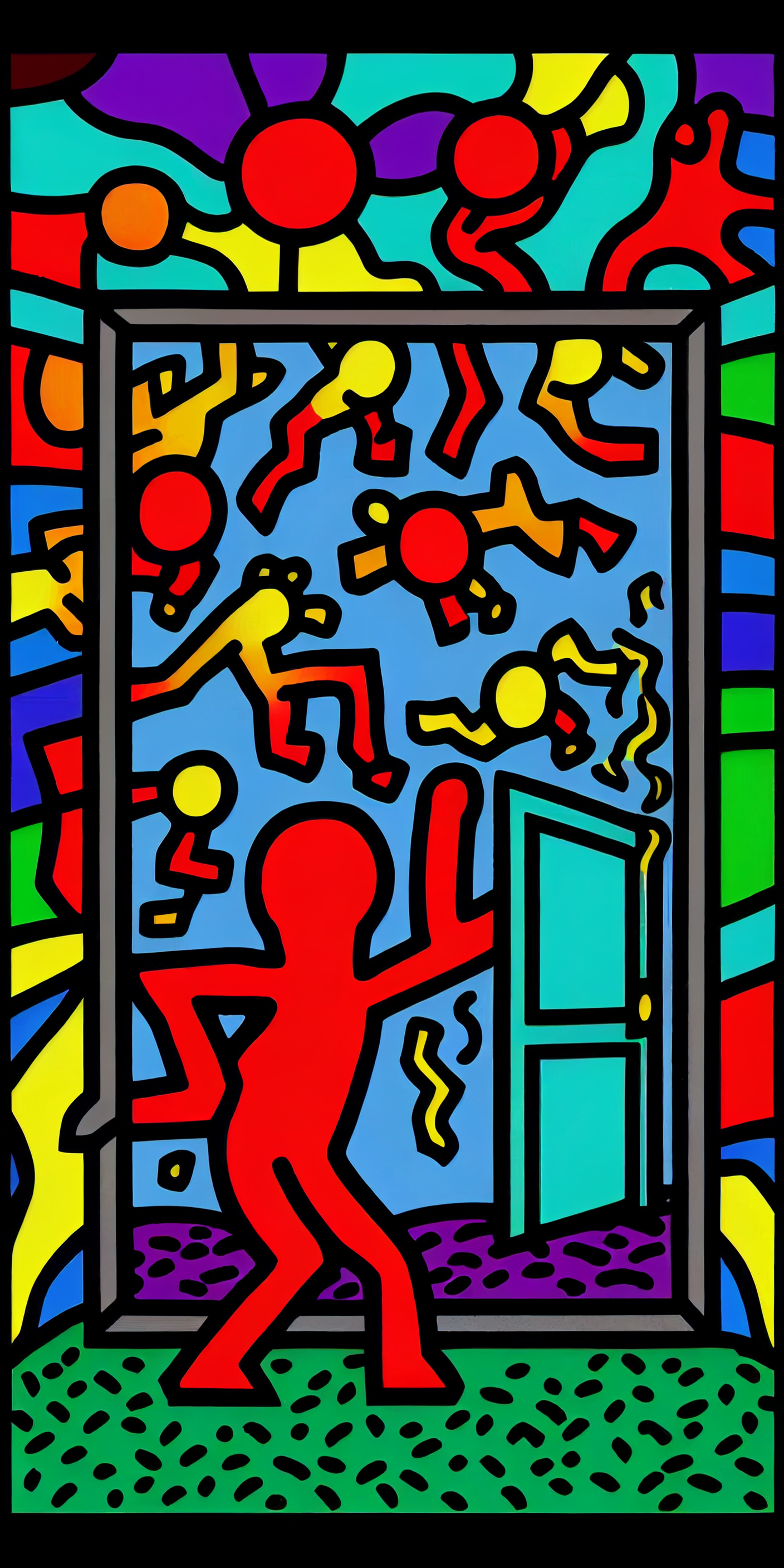 Introducing Imagination Studio's amazing Keith Haring Inspired Images