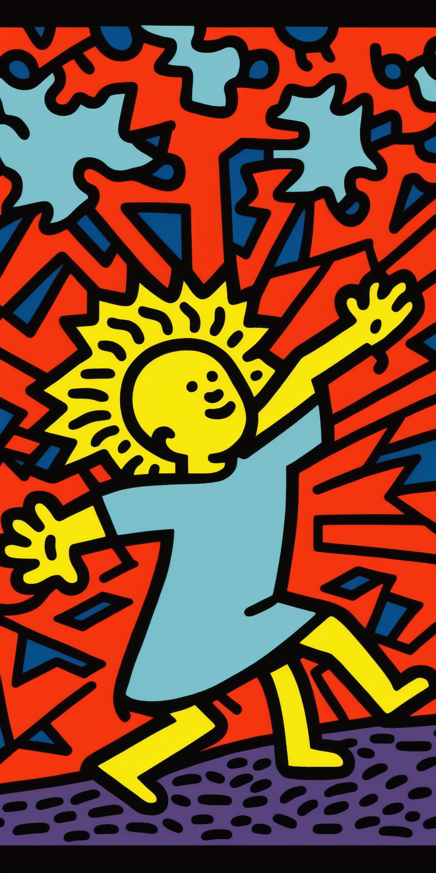 Introducing Imagination Studio's amazing Keith Haring Inspired Images