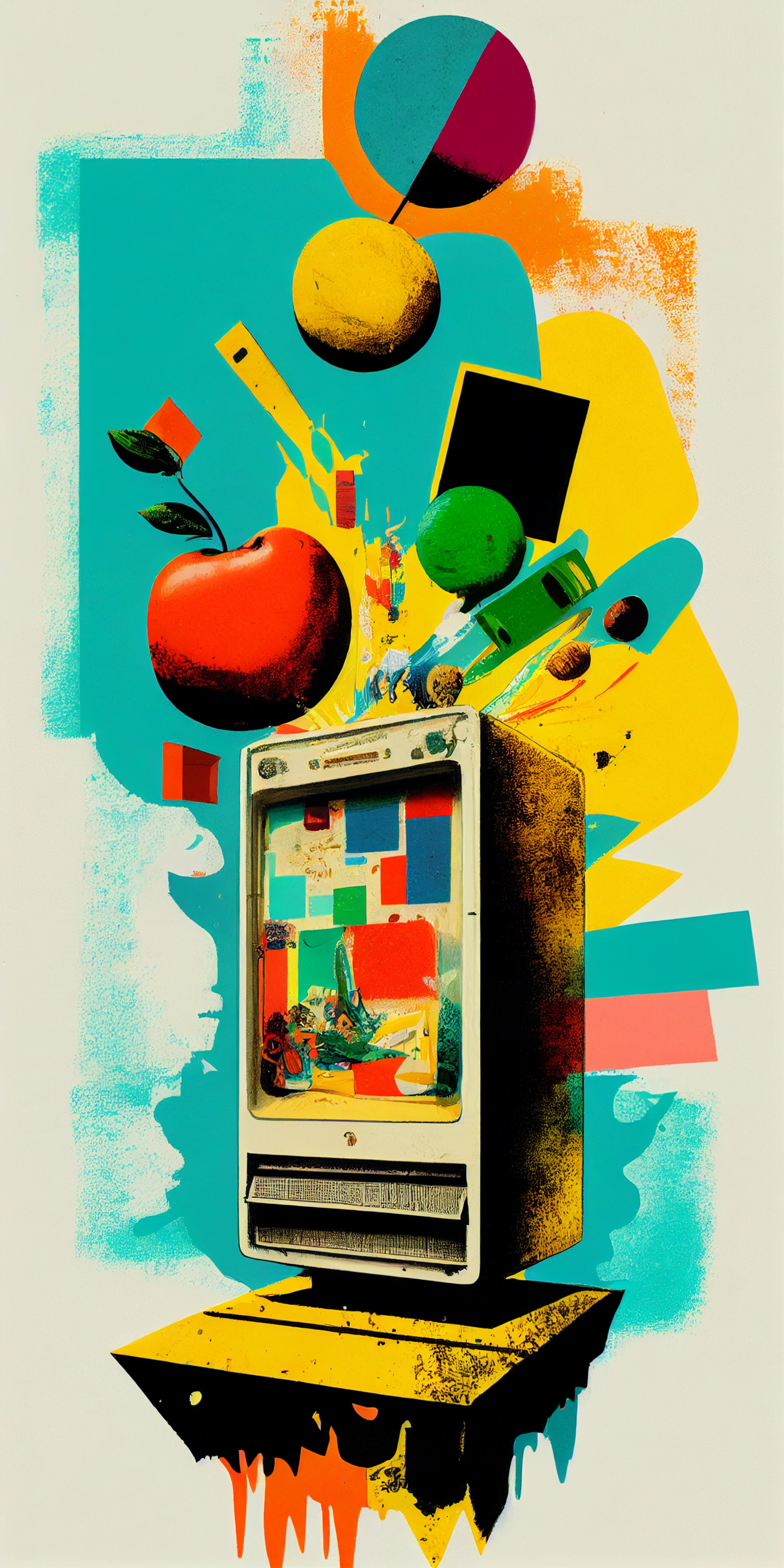 Introducing Imagination Studio's amazing Robert Rauschenberg Inspired Images