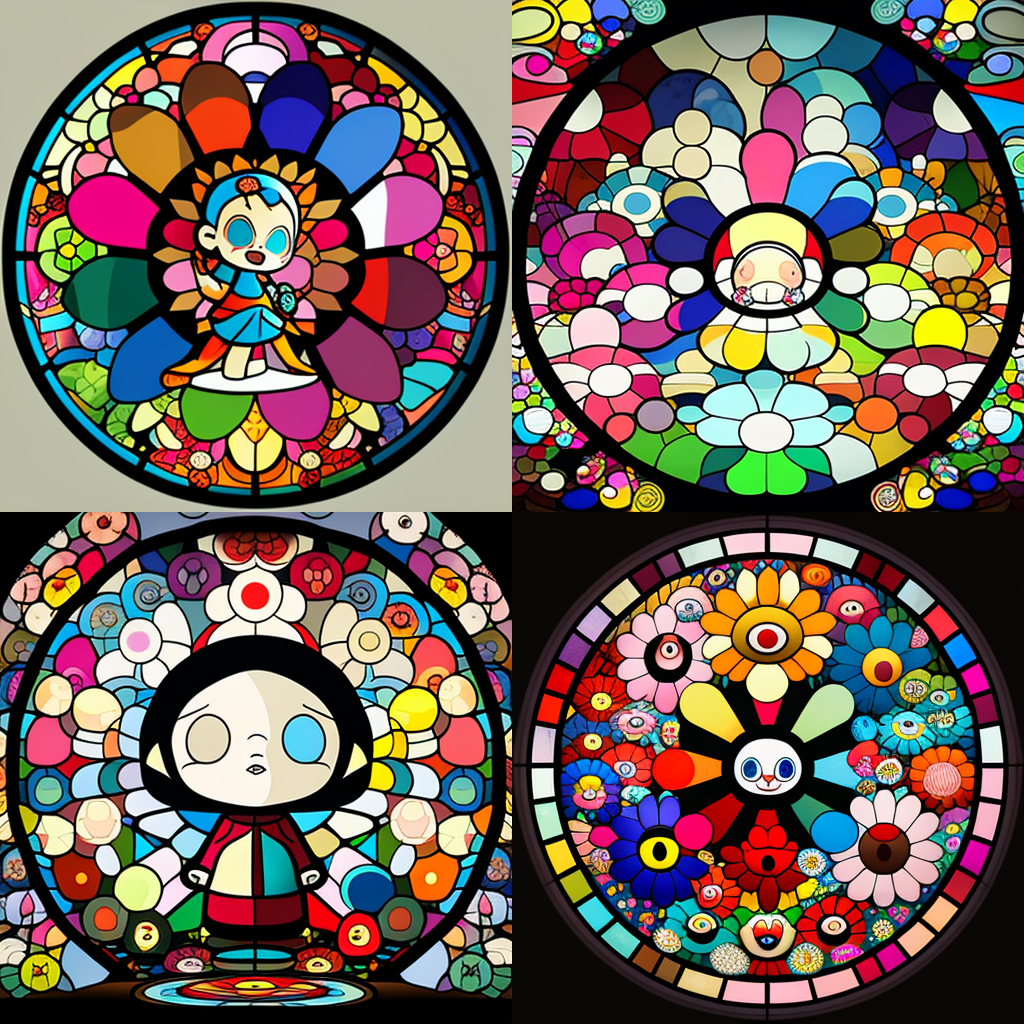 Introducing Imagination Studio's amazing Takashi Murakami Inspired Images