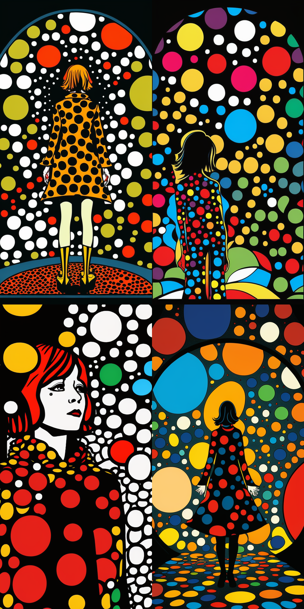 Introducing Imagination Studio's amazing Yayoi Kusama Inspired Images