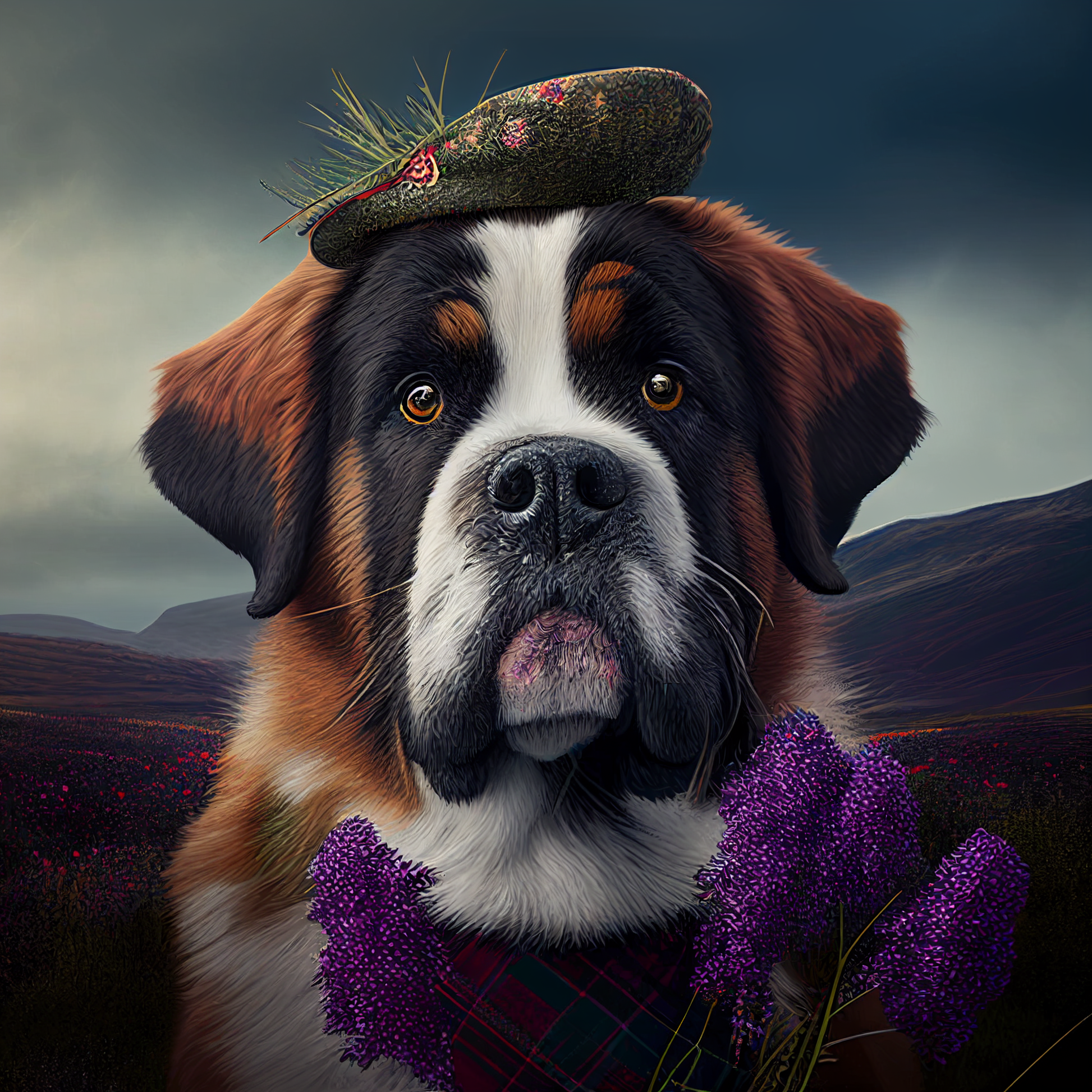 Introducing the Imagination Studio's amazing St Bernard Dog