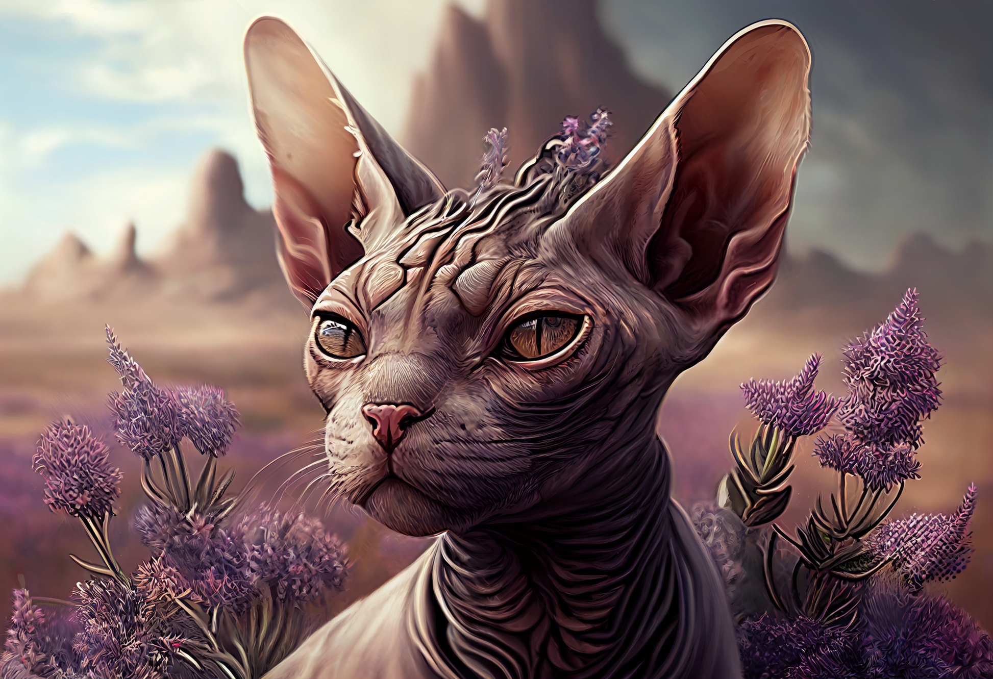 Introducing the Imagination Studio's amazing Sphinx Cat