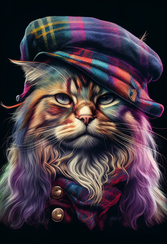 Introducing the Imagination Studio's amazing Tartan Cat