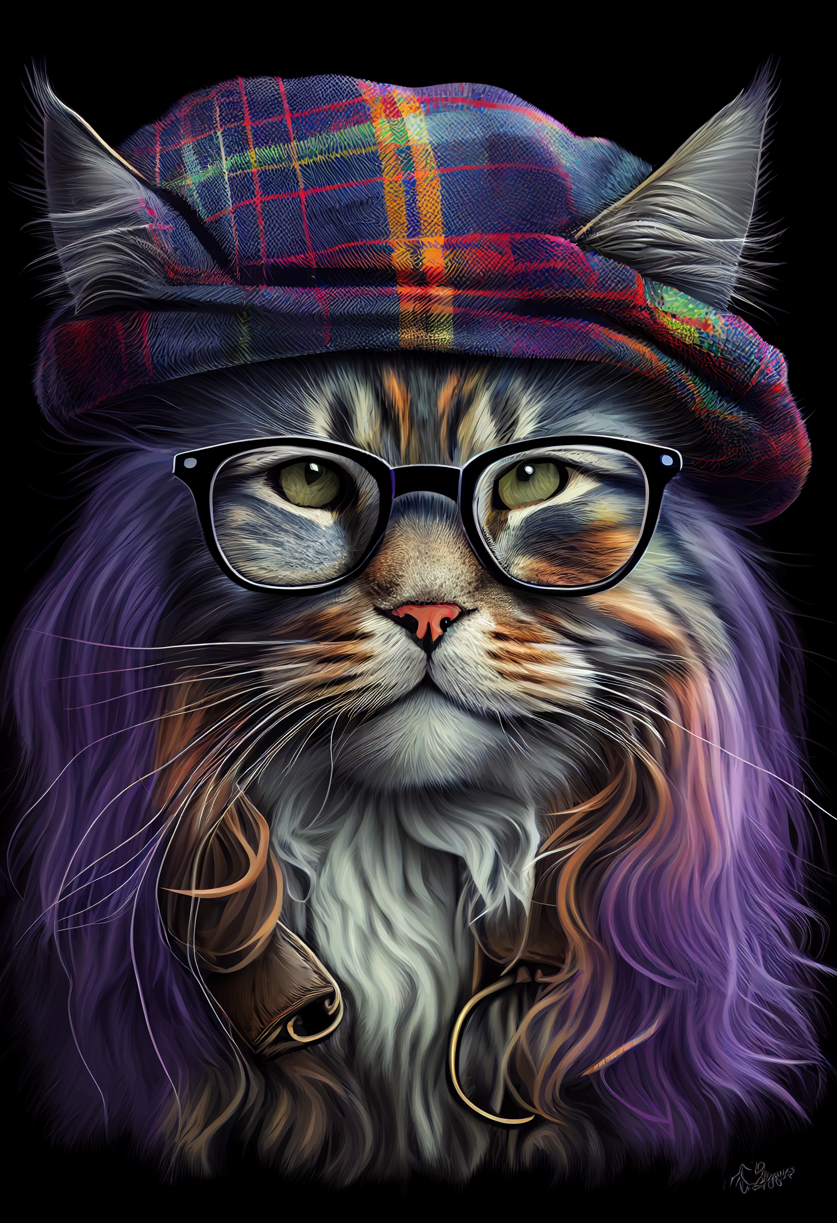 Introducing the Imagination Studio's amazing Tartan Cat