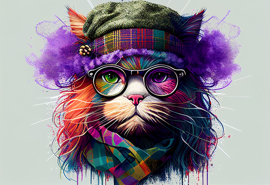 Introducing the Imagination Studio's amazing Tartan Cat