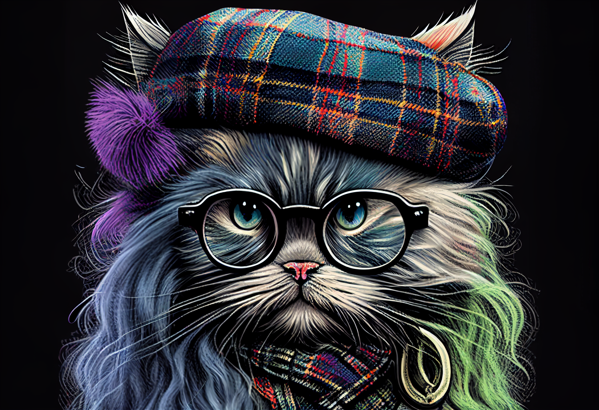 Introducing the Imagination Studio's amazing Tartan Cat