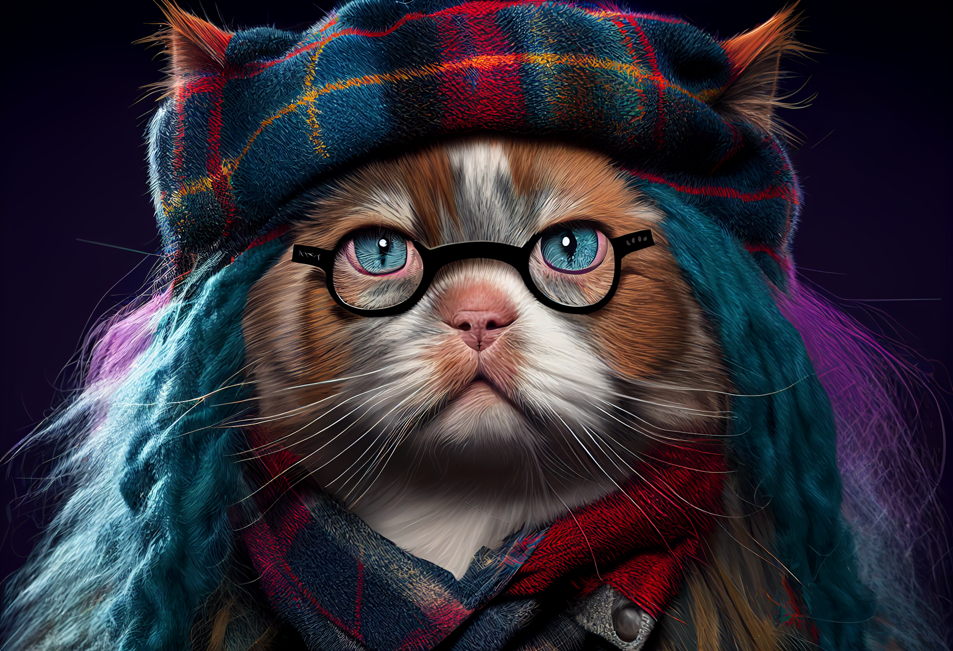 Introducing the Imagination Studio's amazing Tartan Cat