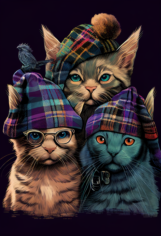 Introducing the Imagination Studio's amazing Tartan Cat