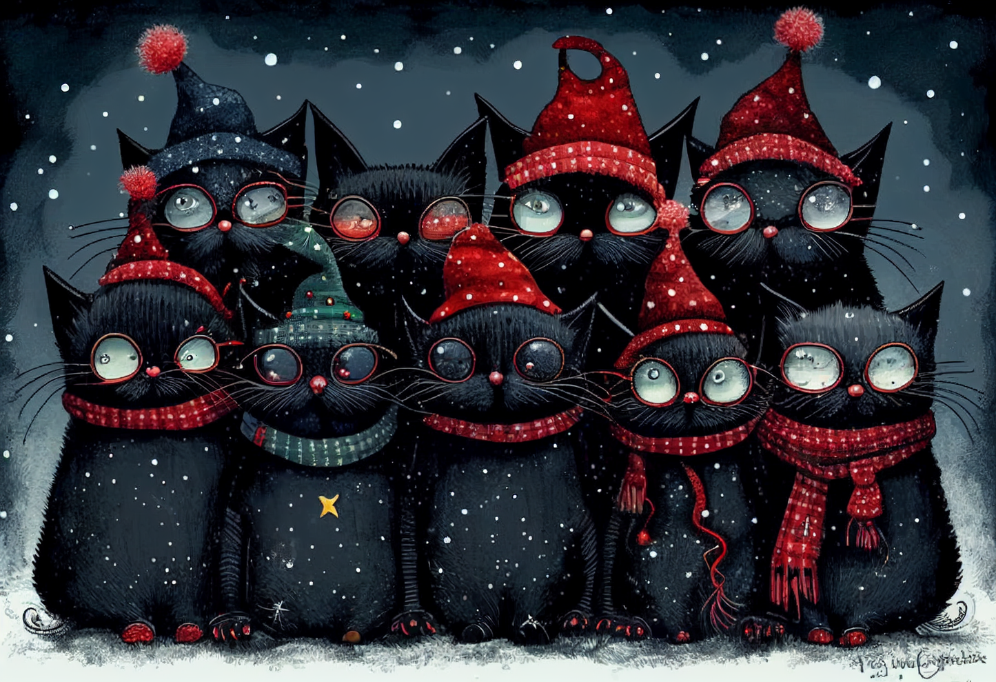 Christmas Cats