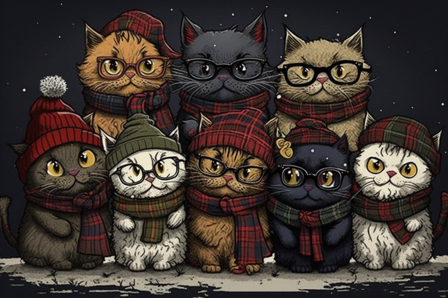 Christmas Cats