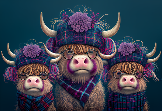 Introducing the Imagination Studio's amazing Scots Highland Cow