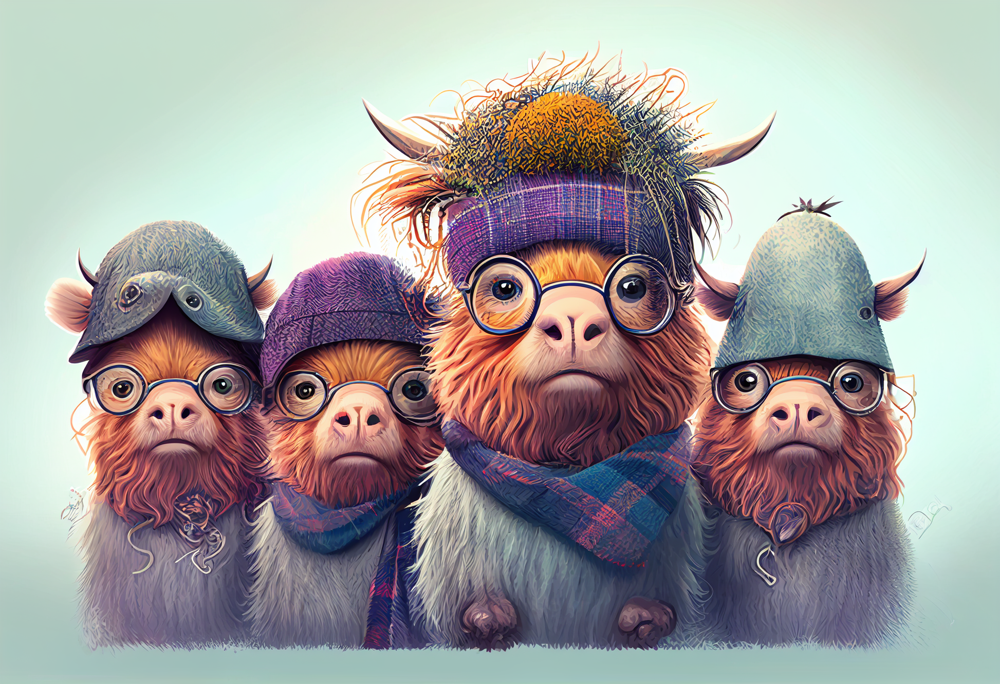 Introducing the Imagination Studio's amazing Scots Highland Cow