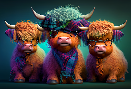 Introducing the Imagination Studio's amazing Scots Highland Cow