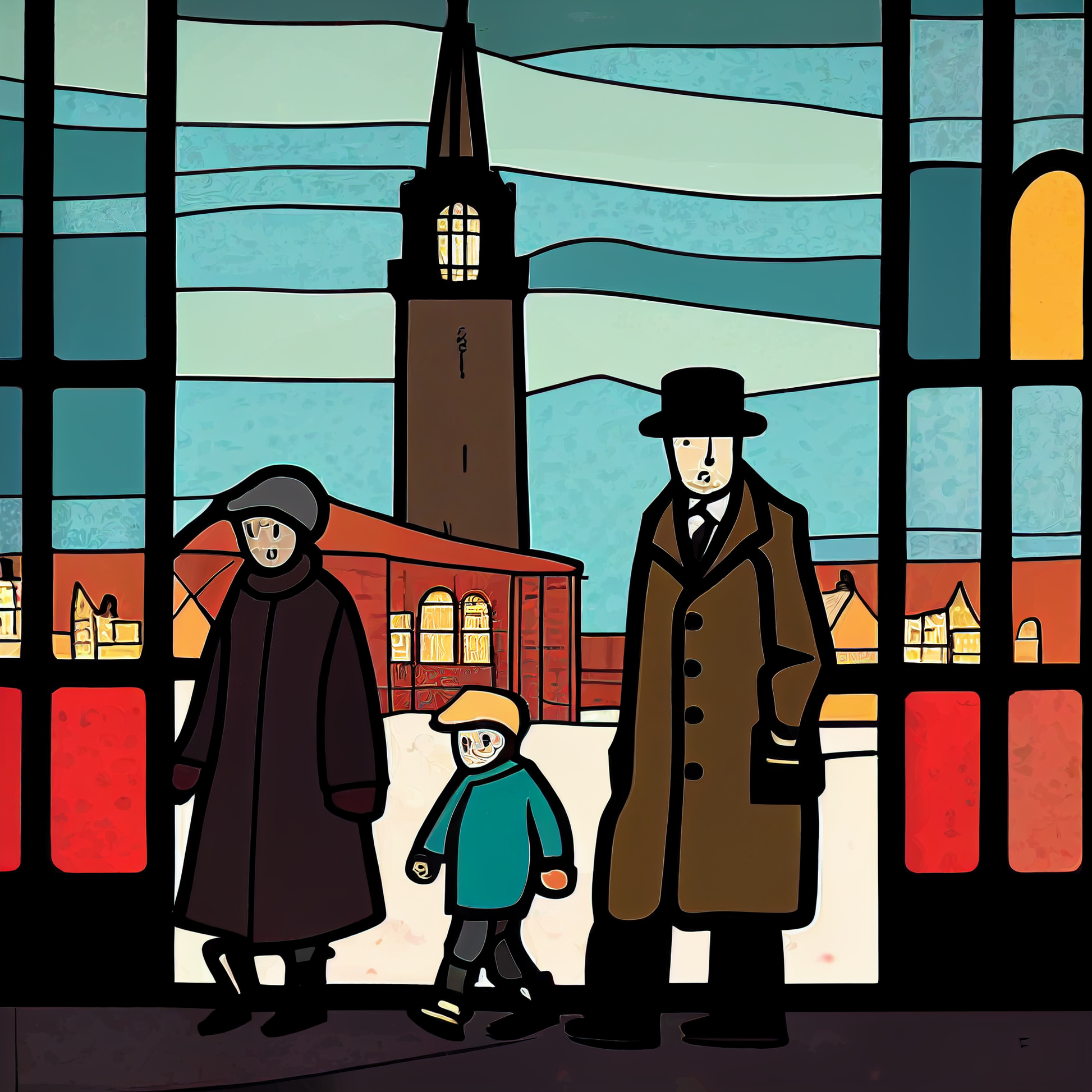 Introducing Imagination Studio's LS Lowry Inspired images