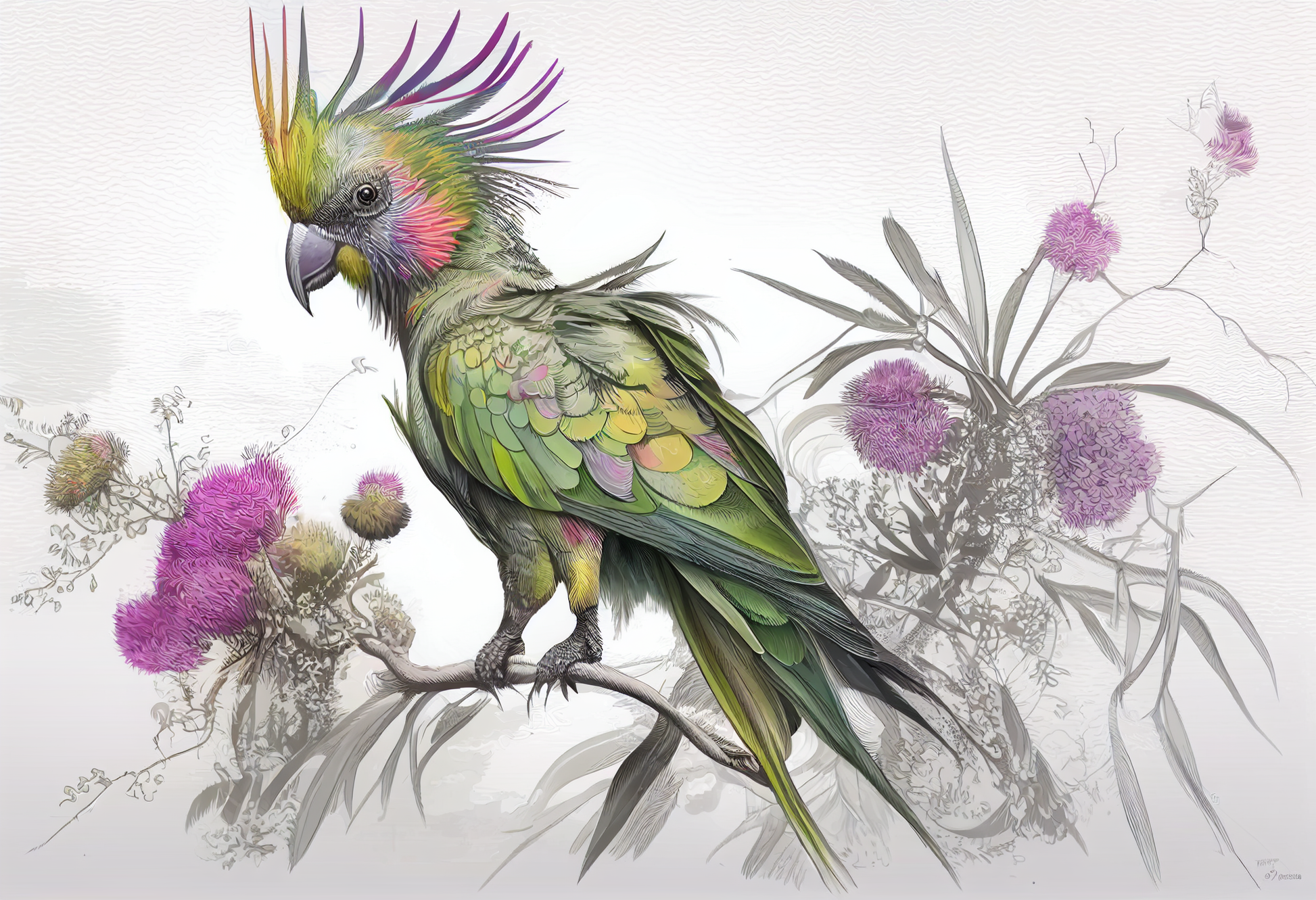 Introducing the Imagination Studio's amazing Parrot